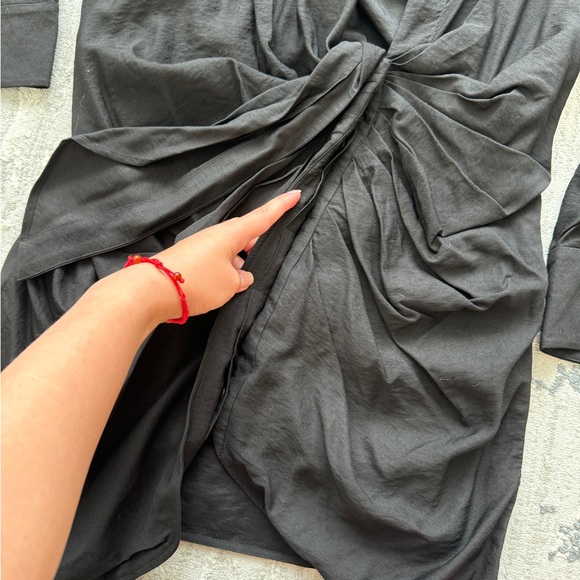 JACQUEMUS Black Le Raphia 'La robe Bahia' Minidress 42 NWT - Picture 6 of 7